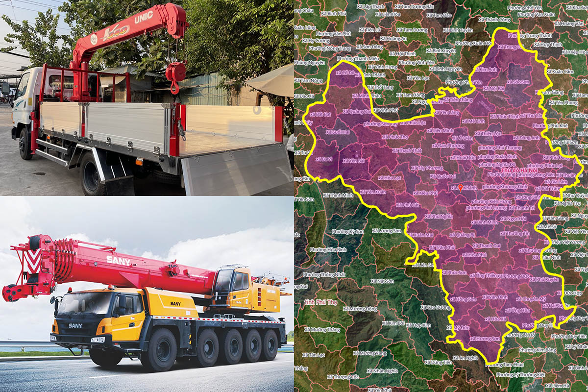 Thuê Xe Cẩu Tại Xã Trung Giã, Hà Nội