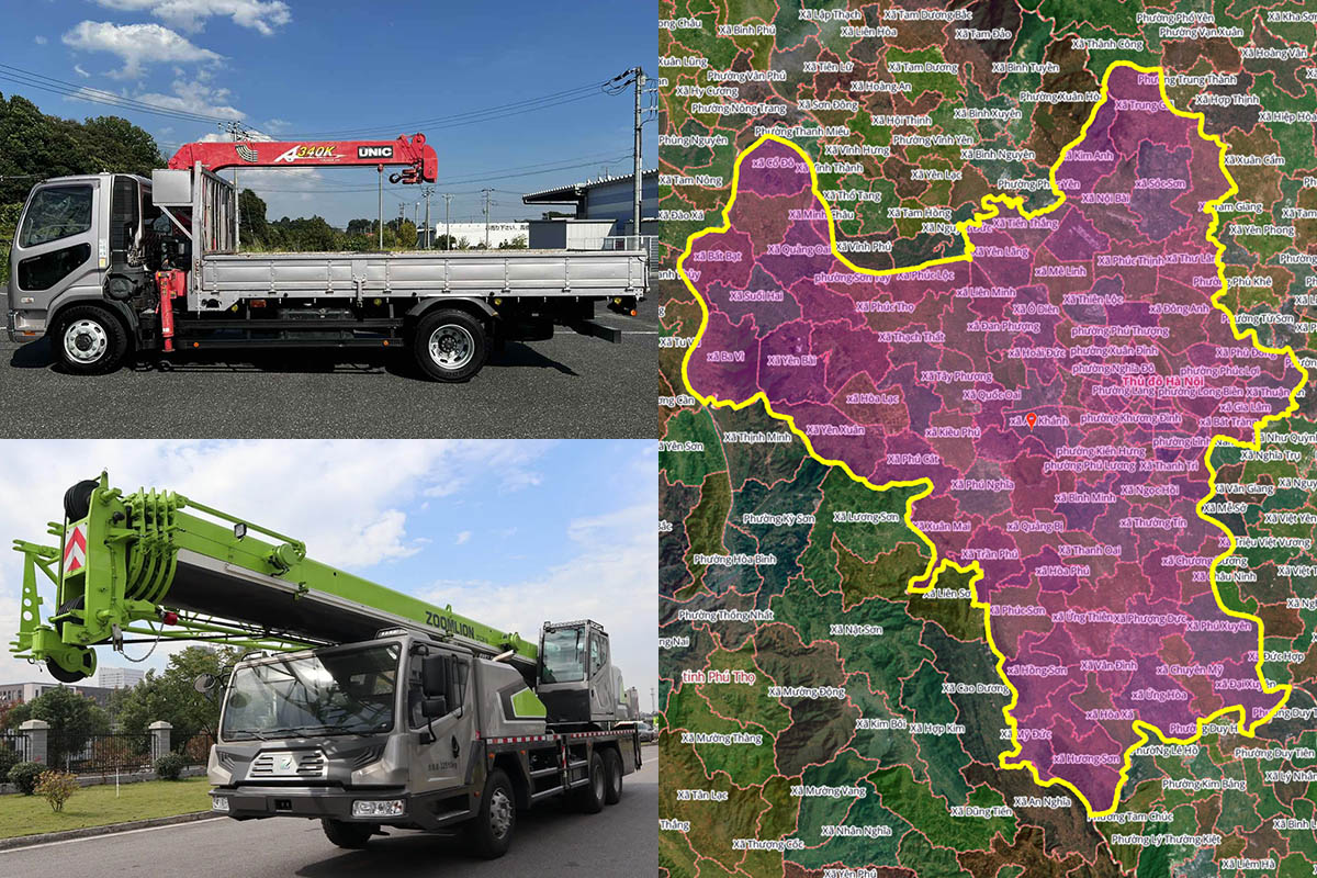 Thuê Xe Cẩu Tại Xã Vân Đình, Hà Nội