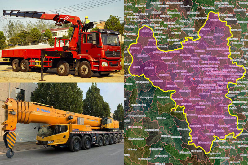 Thuê Xe Cẩu Tại Xã Vật Lại, Hà Nội