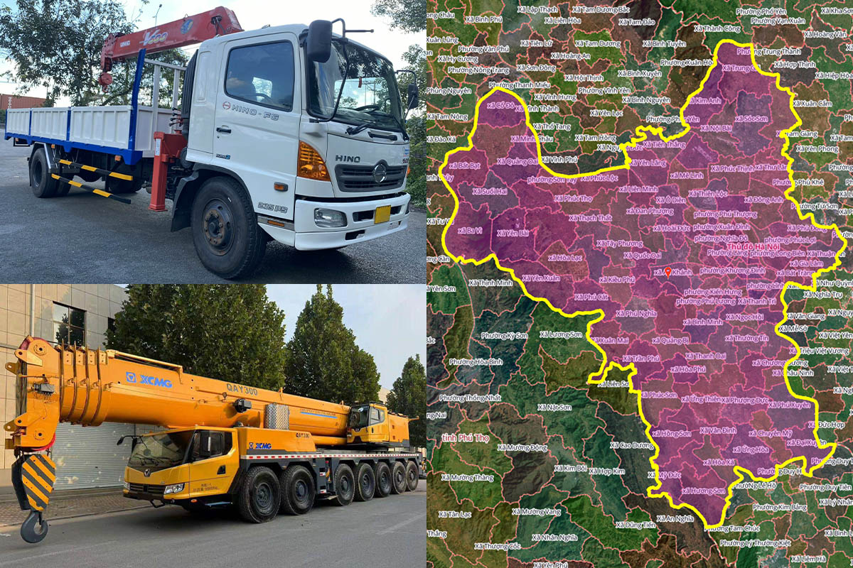 Thuê Xe Cẩu Tại Xã Xuân Mai, Hà Nội