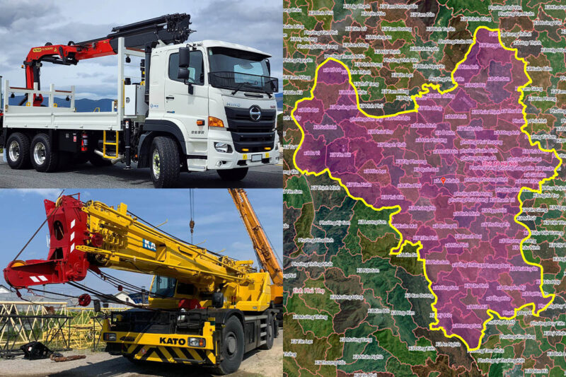 Thuê Xe Cẩu Tại Xã Yên Xuân, Hà Nội