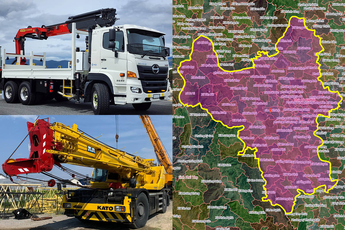 Thuê Xe Cẩu Tại Xã Yên Xuân, Hà Nội