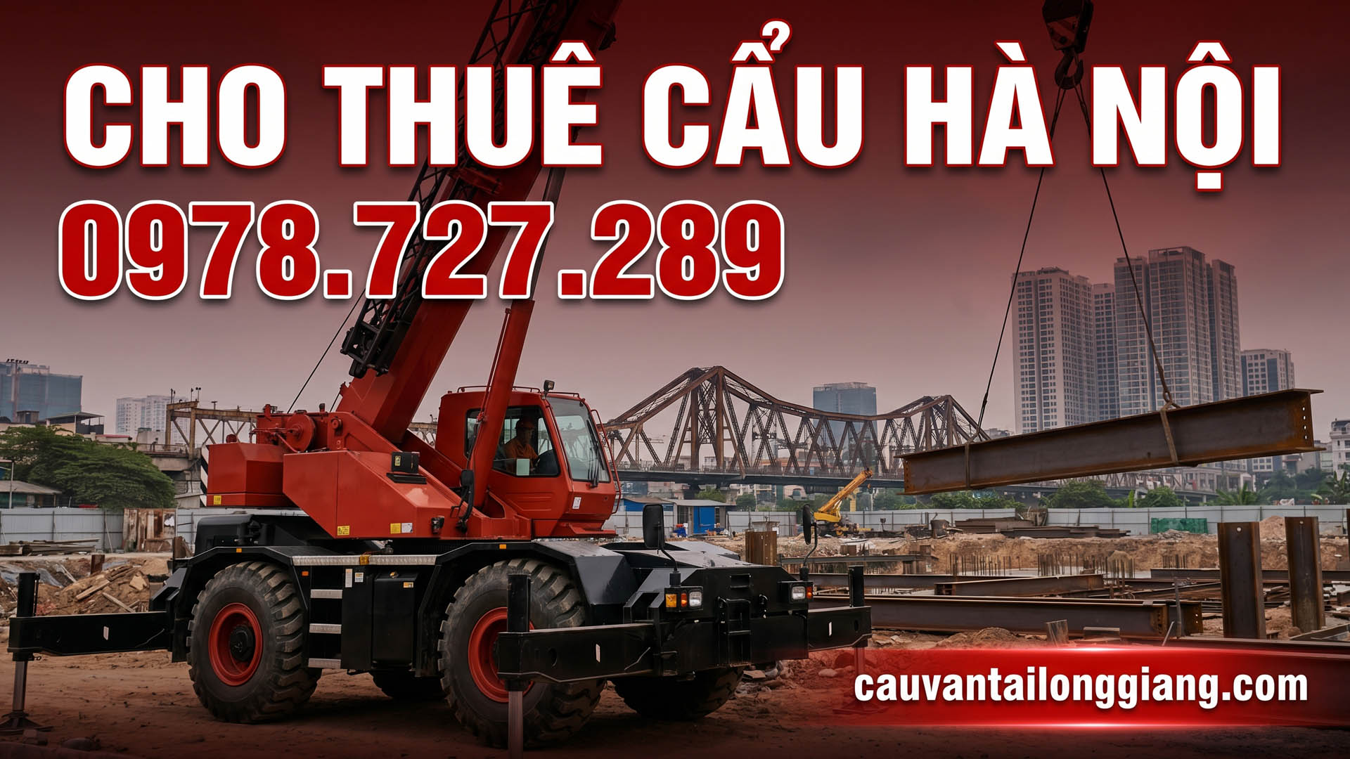 Cho thuê xe cẩu tại Hà Nội