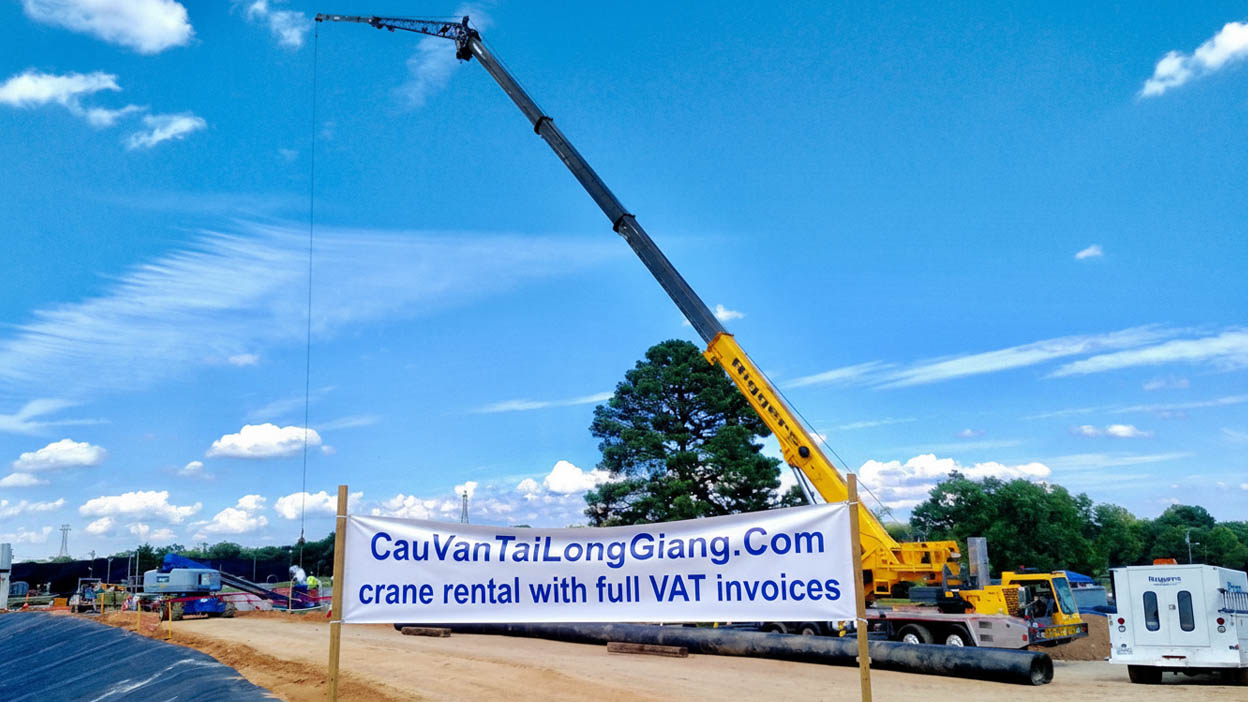 CVTLG cho thuê xe cẩu xuất hóa đơn VAT đầy đủ