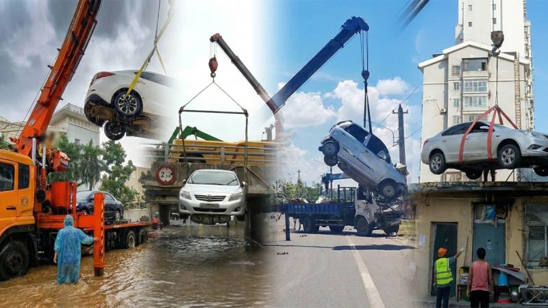 Dịch vụ cẩu xe ô tô an toàn, đúng cách