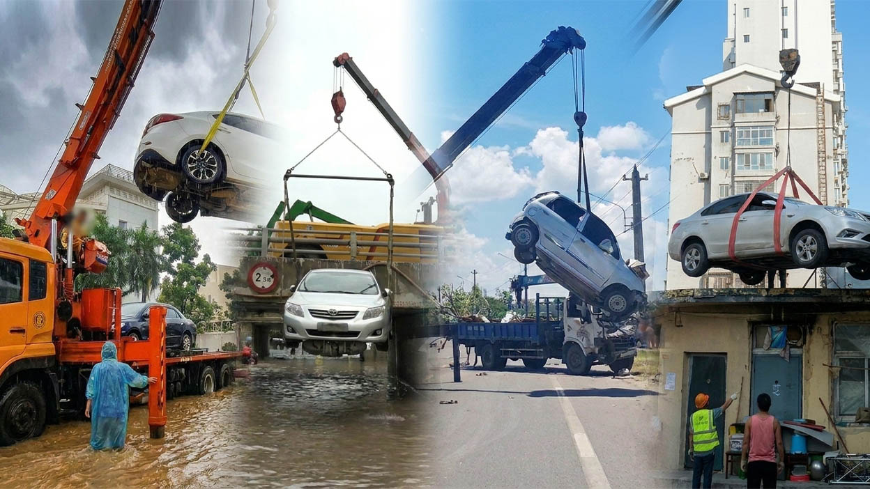 Dịch vụ cẩu xe ô tô an toàn, đúng cách