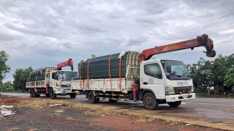 Dùng kỹ thuật chằng buộc an toàn giúp hàng nguyên vẹn