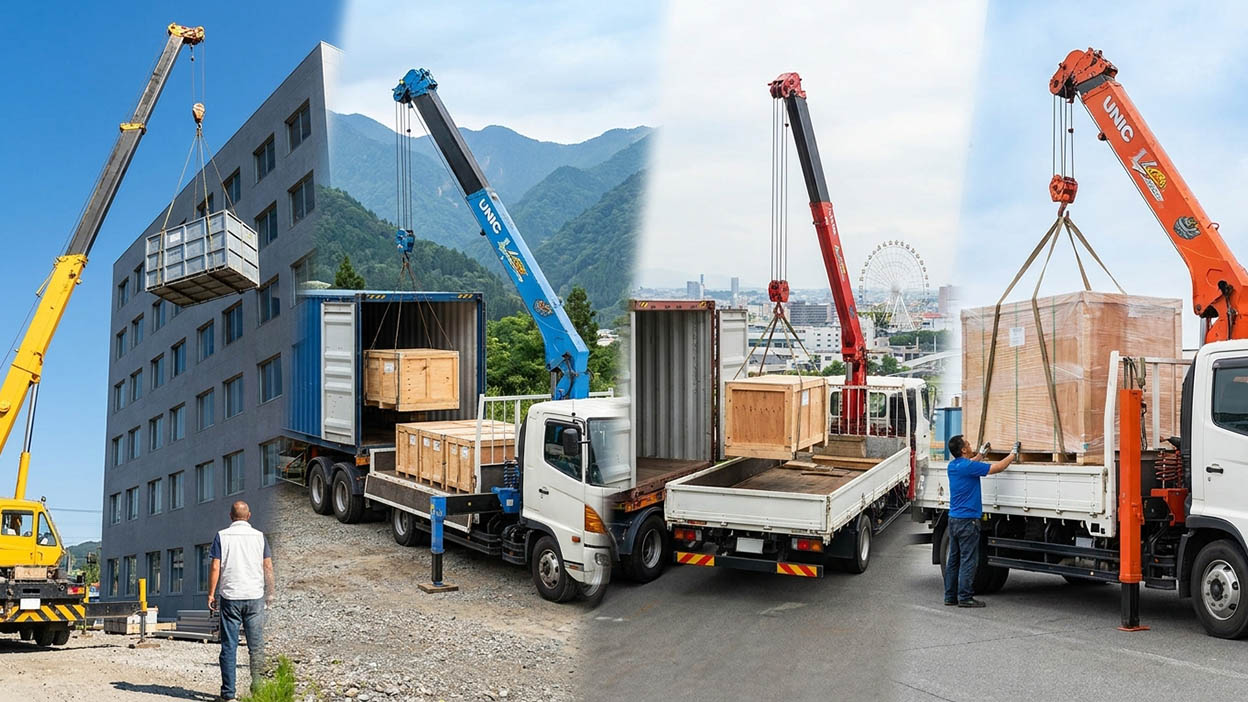 Cho thuê xe cẩu hàng các loại: nặng, cồng kềnh, trọng tải lớn
